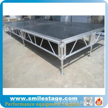 Strong aluminum assembly wedding decoration mobile stage for concert